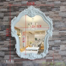 A43 European Retro Bathroom Toilet Vanity Wall Makeup Mirror Front Waterproof Y    352428637945